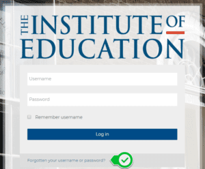 Moodle Login Screen Capture