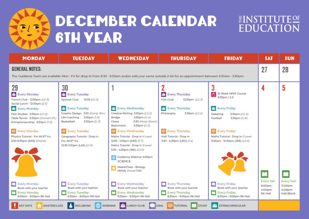 monthly-calendar-december-6th-year