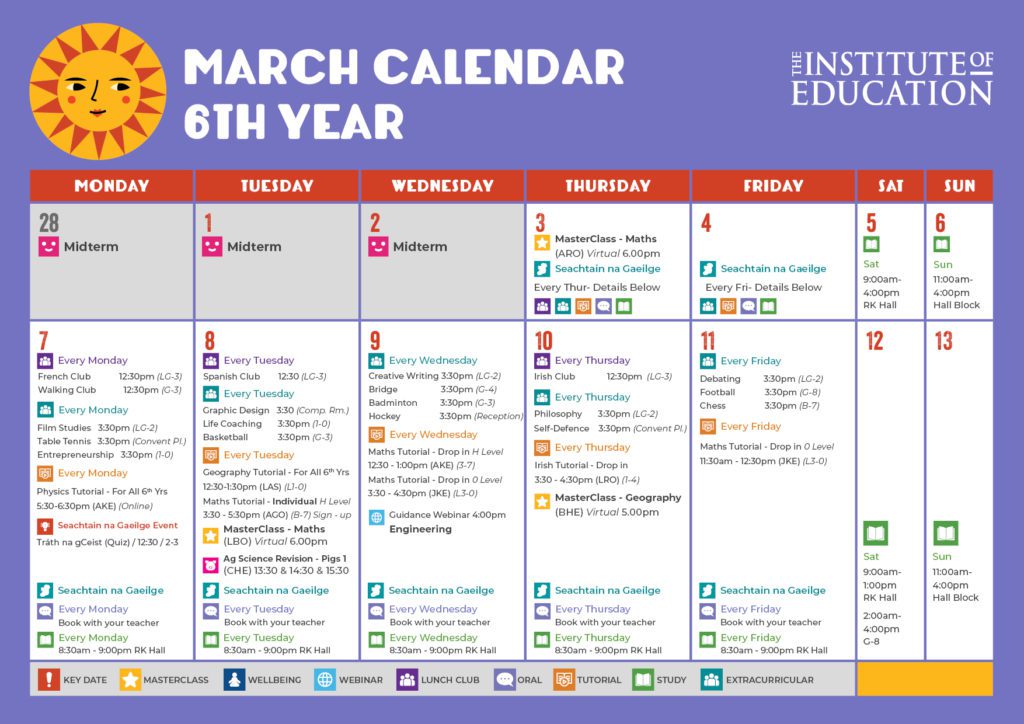 monthly-calendar-march-6th-year