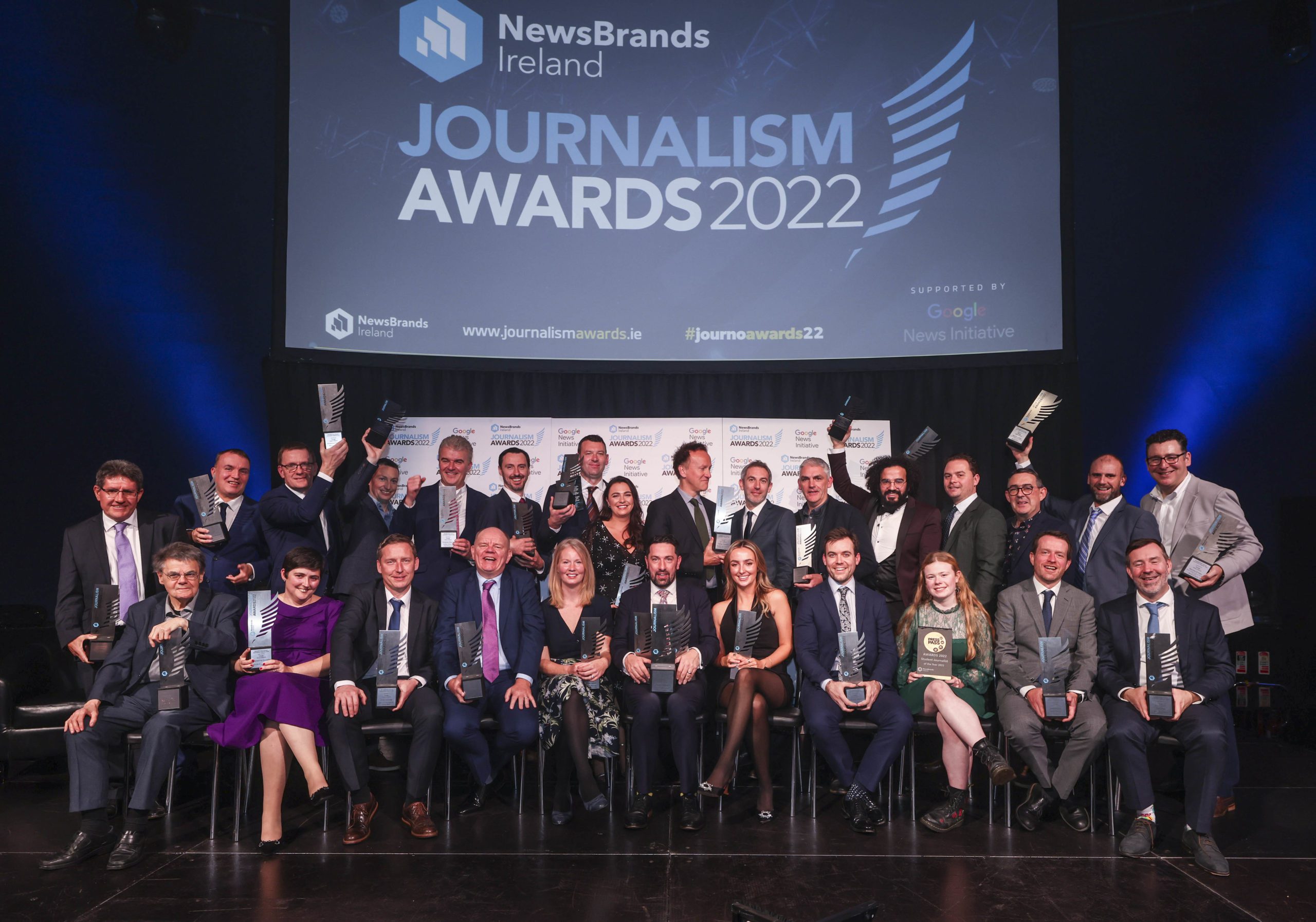 Winners at the Irish Journalism Awards 2022