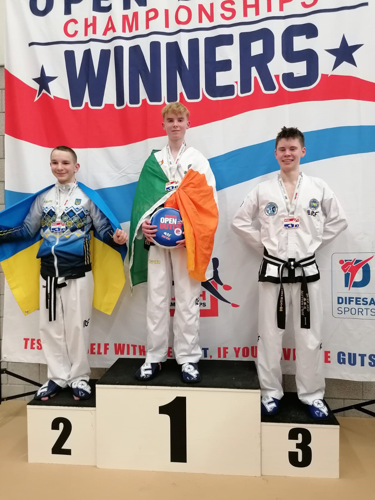 sparring Gold Medal at the Dutch Open