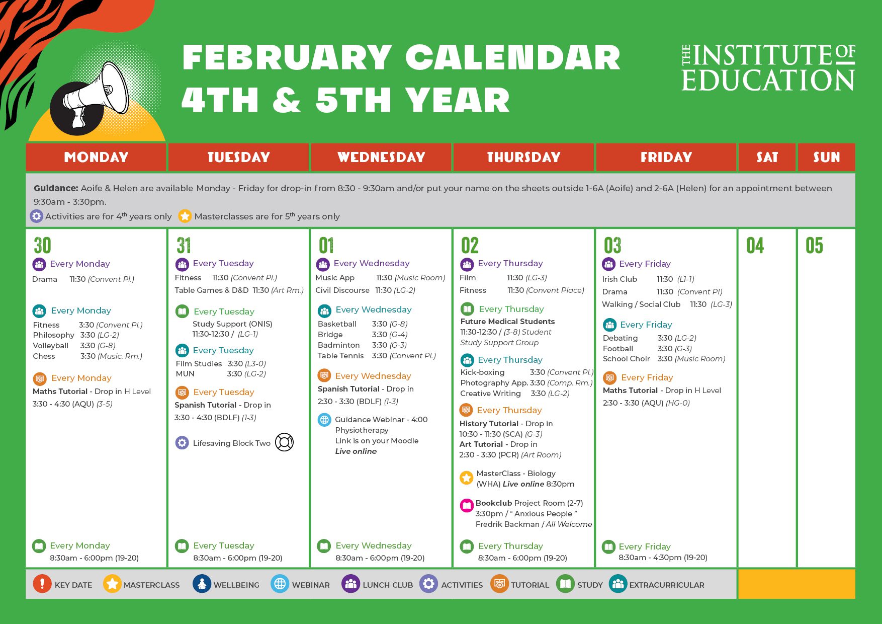 monthly-calendar-february-4th-5th-year