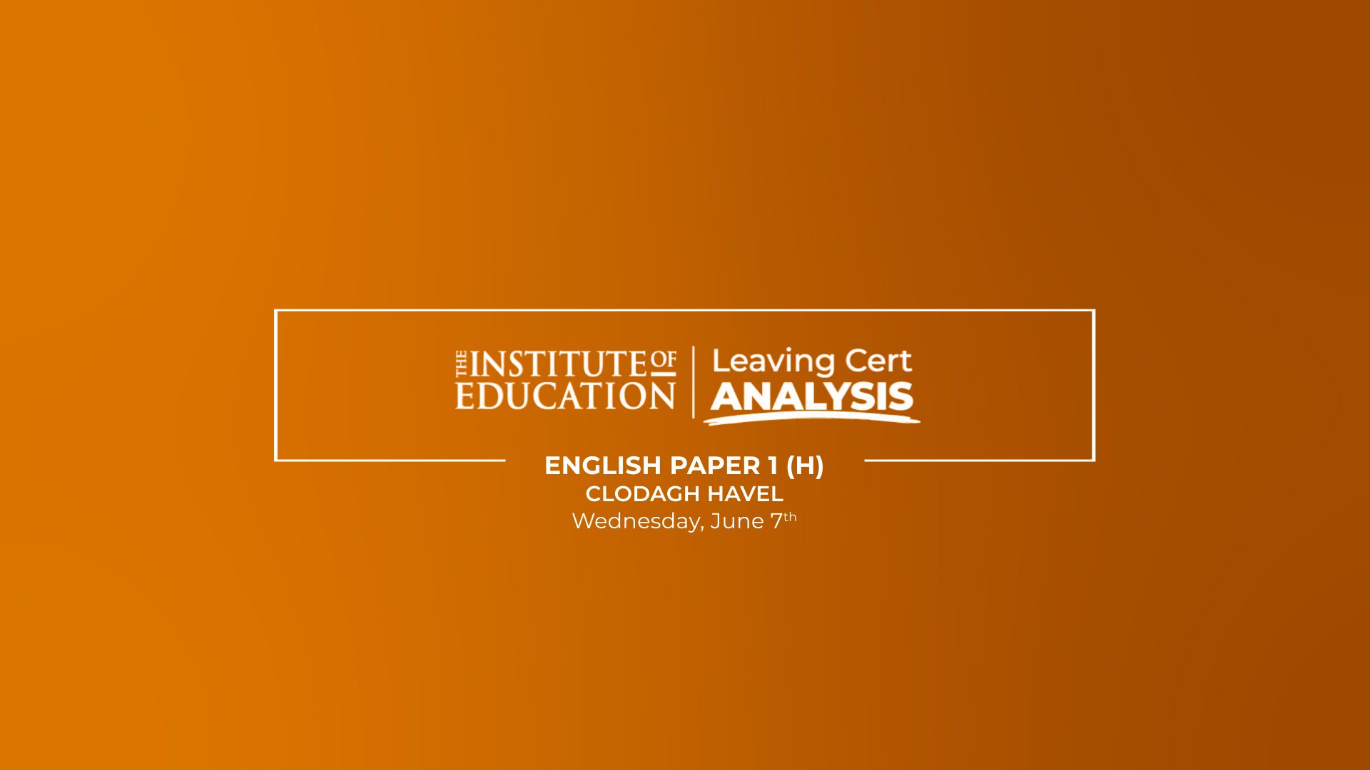LC English Paper 1 Analysis 2023