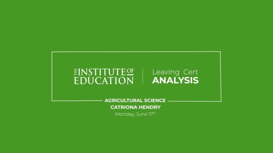 Agricultural Science (H) A Paper That Asked Students To Adapt To