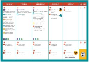 May Monthly Calendar 2025 4th & 5th Year Page 2