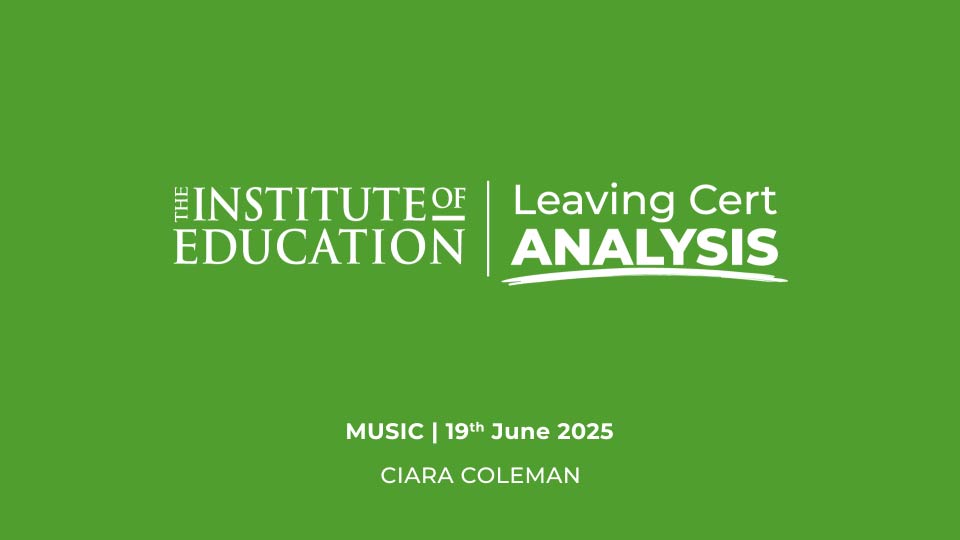 Leaving Certificate Music (H) Analysis