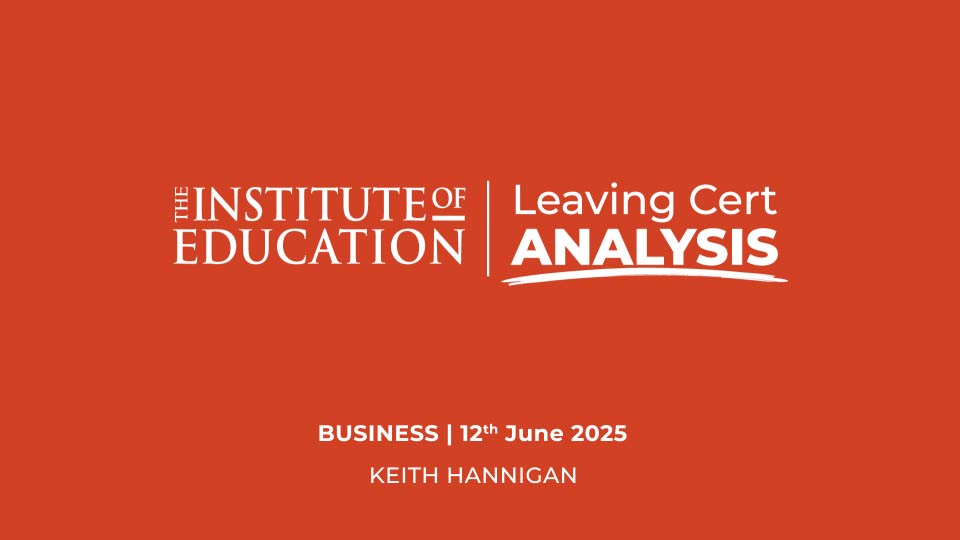 Leaving Certificate Business (H) Analysis