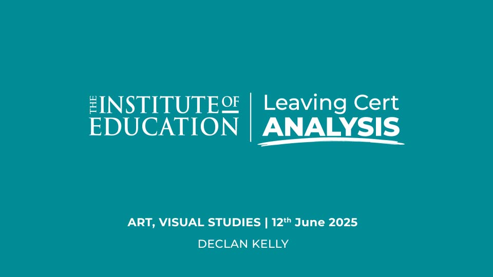Leaving Certificate Art, Visual Studies (H) Analysis