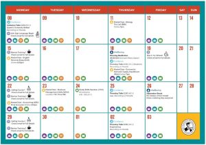 September 2025 Monthly Calendar 4th & 5th Year Page 2