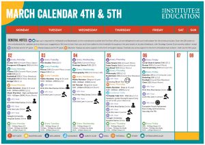 March Monthly Calendar 2026 4th & 5th Year Page 1