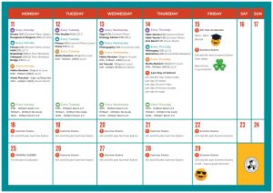 Monthly Calendar May 2026 4th & 5th Year Page 2