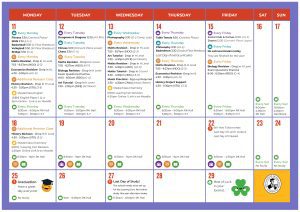 Monthly Calendar May 2026 6th Year Page 2