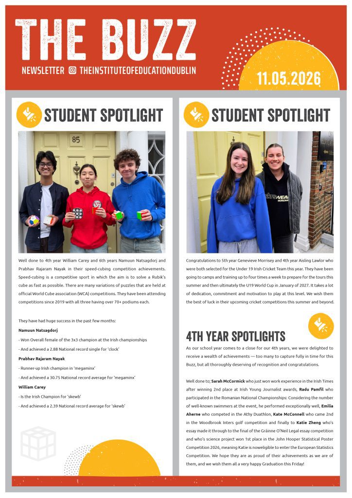 The Buzz Weekly Newsletter Week 32 Page 1