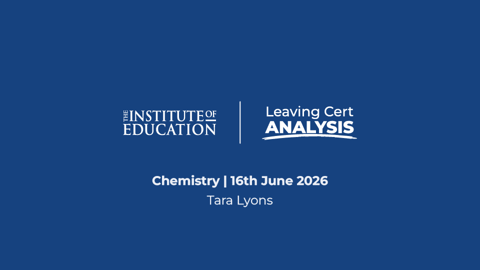 Chemistry (H) Leaving Cert Analysis